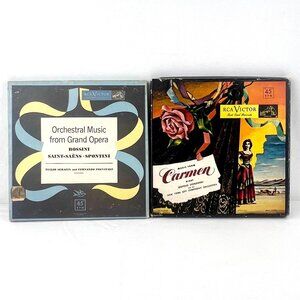 Vintage RCA Victor Red Seal Records Orchestral Music Grand Opera & Carmen